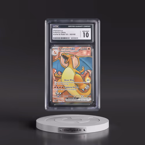 2023 Scarlet & Violet 151 - MEW EN #183/165 Charizard ex - Ultra Rare Holo (CGC 10 GEM MINT)
