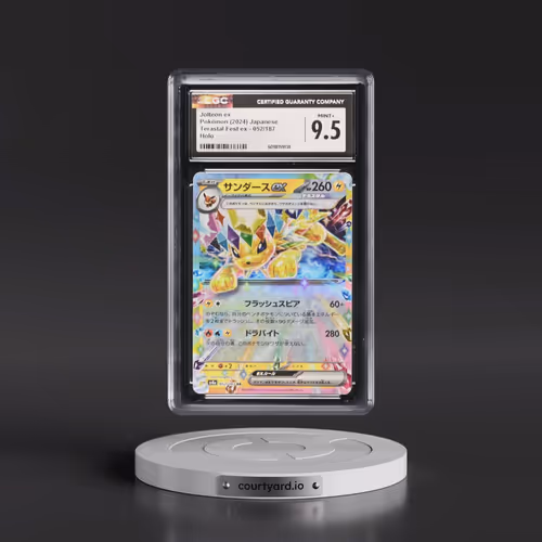 2024 Pokémon Sv8a-Terastal Fest EX #052 Jolteon EX - Holo (CGC 9.5 MINT+)