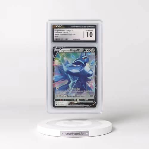 2022 Astral Radiance #113/189 Origin Forme Dialga V - Holo (CGC 10 GEM MINT)