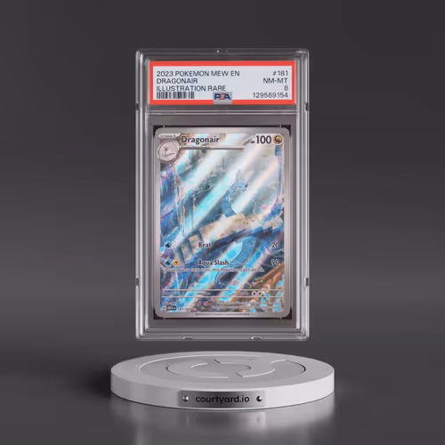 2023 Pokémon Mew EN-151 #181 Dragonair - Illustration Rare (PSA 8 NM-MT)
