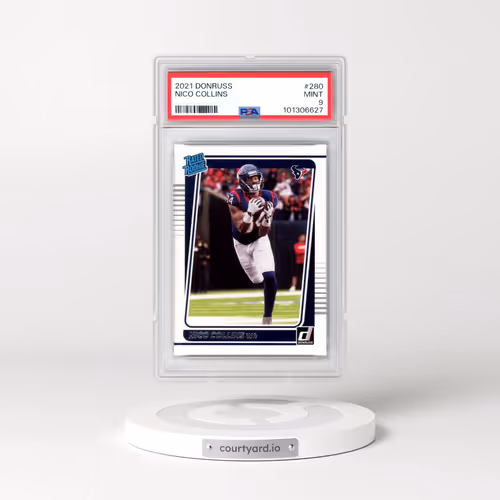 2021 Panini Donruss #280 Nico Collins (PSA 9 MINT)