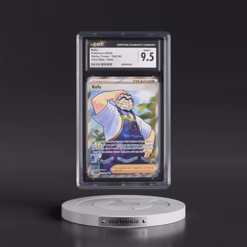 2024 Pokémon Scr EN-Stellar Crown #165 Kofu - Ultra Rare (CGC 9.5 MINT+)