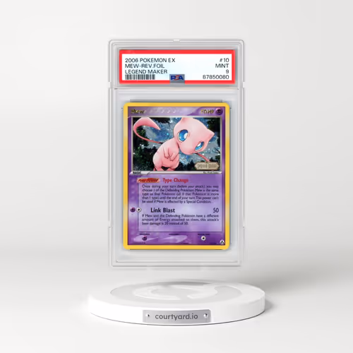 2006 Pokémon EX Legend Maker #10 Mew - Reverse Foil (PSA 9 MINT)