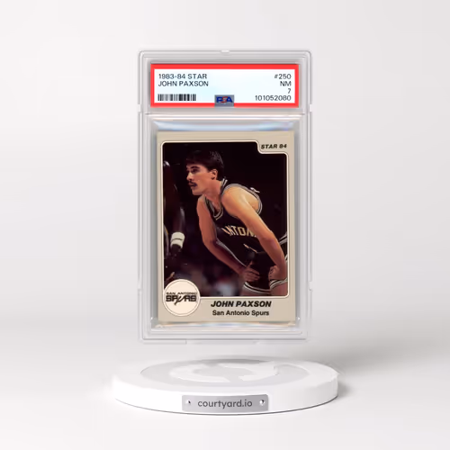 1983-84 Star #250 John Paxson (PSA 7 NM)