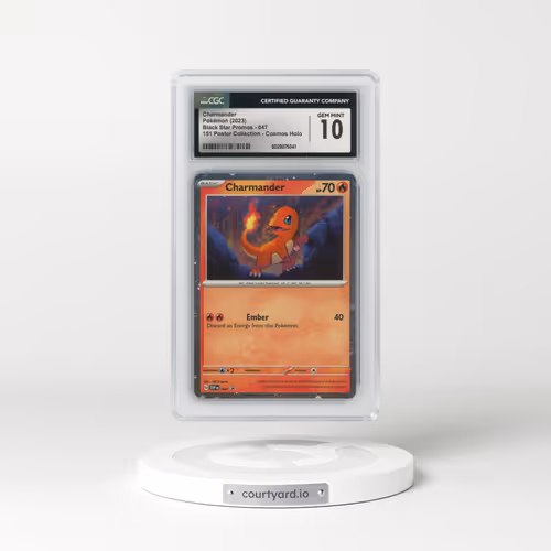 2023 Black Star Promos - Scarlet & Violet SVP EN #047 Charmander - Cosmos Holo (CGC 10 GEM MINT)