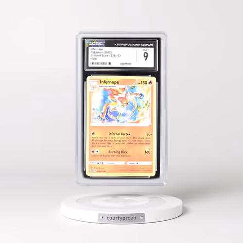 2022 Brilliant Stars #026/172 Infernape - Holo (CGC 9 MINT)