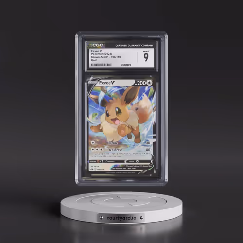 2023 Crown Zenith #108/159 Eevee V - Holo (CGC 9 MINT)