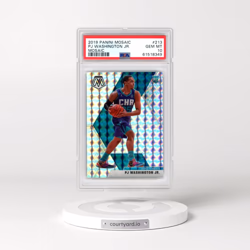 2019 Panini Mosaic #213 PJ Washington Jr. - Mosaic (PSA 10 GEM MINT)