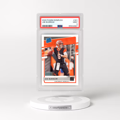 2020 Panini Donruss #301 Joe Burrow (PSA 9 MINT)