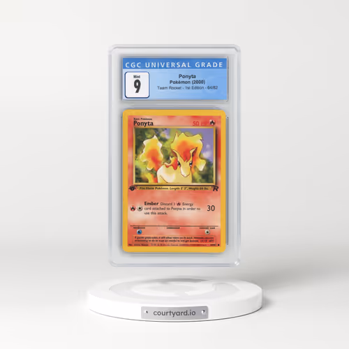 2000 Team Rocket #64/82 Ponyta - 1st Edition 1st Edition (CGC 9 MINT)