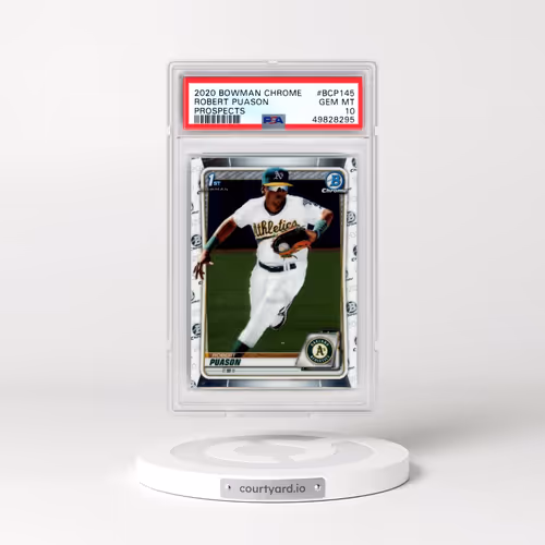 2020 Bowman Chrome Prospects #BCP145 Robert Puason (PSA 10 GEM MINT)