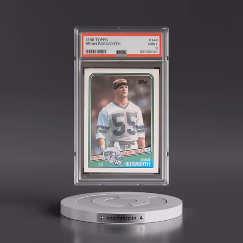 1988 Topps #144 Brian Bosworth (PSA 9 MINT)