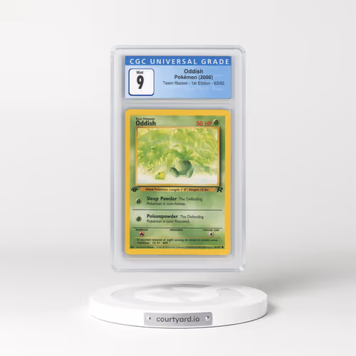 2000 Team Rocket #63/82 Oddish - 1st Edition 1st Edition (CGC 9 MINT)