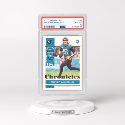 2021 Panini Chronicles #47 Trevor Lawrence (PSA 10 GEM MINT)