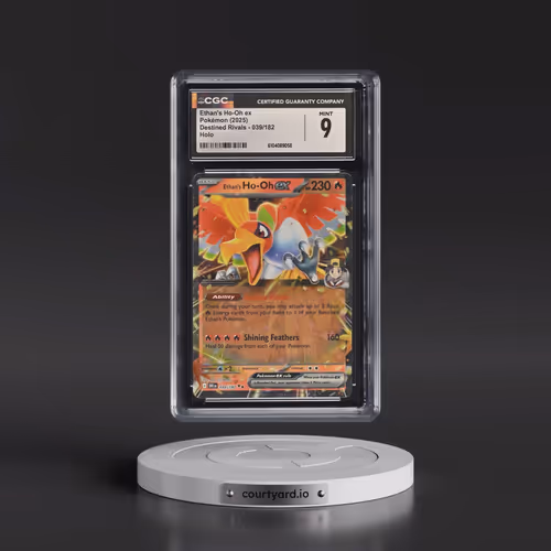 2025 Pokémon Dri EN-Destined Rivals #039 Ethan's HO-Oh EX - Holo (CGC 9 MINT)