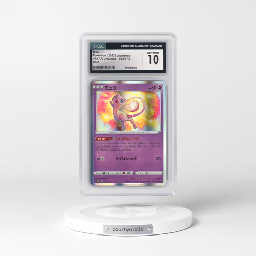 2022 VSTAR Universe #052/172 Mew - Holo (CGC 10 GEM MINT)