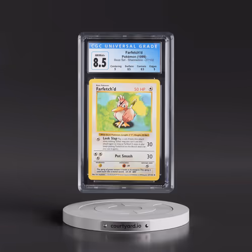 1999 Base Set #27/102 Farfetch'd - Shadowless Shadowless (CGC 8.5 NM-MT+)