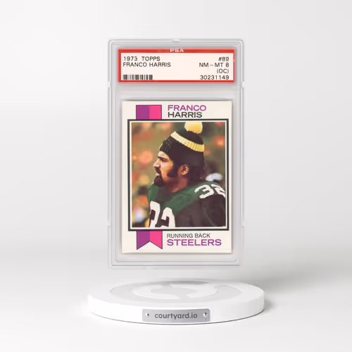 1973 Topps #89 Franco Harris (PSA 8 NM-MT)