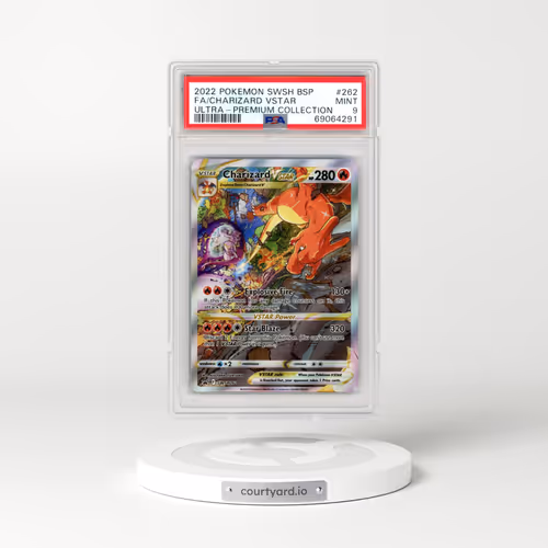 2022 Pokémon Swsh Black Star Promo #262 Charizard Vstar - Full Art Sword & Shield Ultra-Premium Collection-Charizard (PSA 9 MINT)