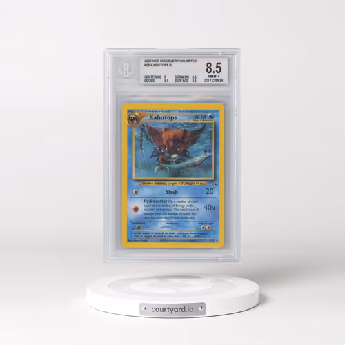 2001 Pokémon Neo Discovery #25 Kabutops (BGS 8.5 NM-MT+)