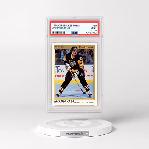 1990 O-Pee-Chee Premier #50 Jaromir Jagr (PSA 9 MINT)