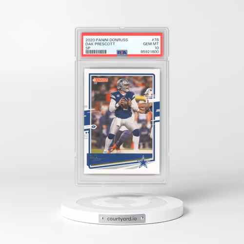 2020 Panini Donruss #78 Dak Prescott - SP (PSA 10 GEM MINT)