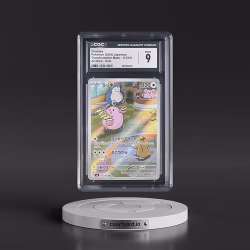2024 Transformation Mask #113/101 Chansey - Art Rare Holo (CGC 9 MINT)