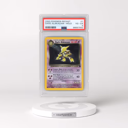 2000 Pokémon Rocket #1 Dark Alakazam - Holo (PSA 4 VG-EX)