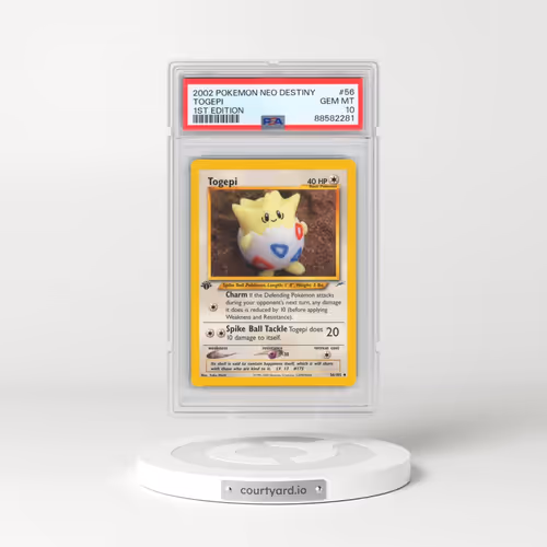 2002 Pokémon Neo Destiny #56 Togepi - 1st Edition (PSA 10 GEM MINT)