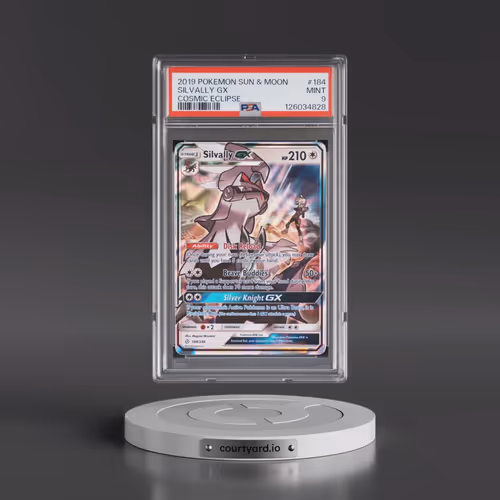 2019 Pokémon Sun & Moon Cosmic Eclipse #184 Silvally GX - Holo (PSA 9 MINT)