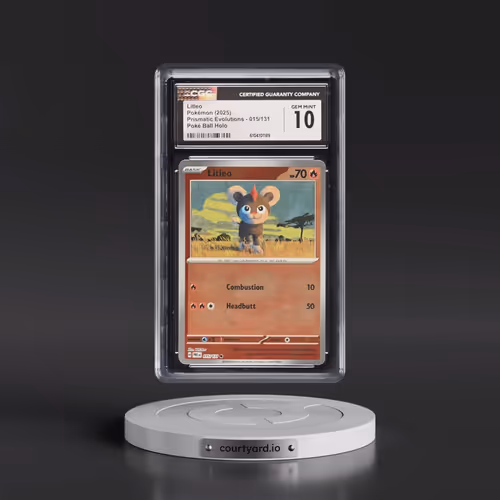 2024 Prismatic Evolutions - PRE EN #015/131 Litleo - Poké Ball Holo (CGC 10 GEM MINT)