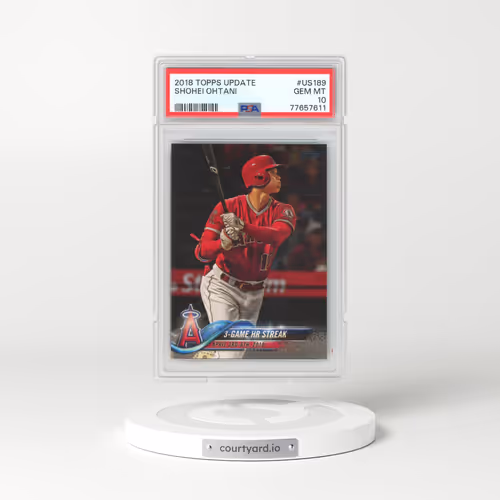 2018 Topps Update #US189 Shohei Ohtani (PSA 10 GEM MINT)