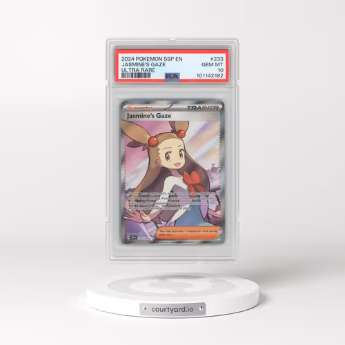 2024 Pokémon Ssp EN-Surging Sparks #233 Jasmine's Gaze - Ultra Rare (PSA 10 GEM MINT)