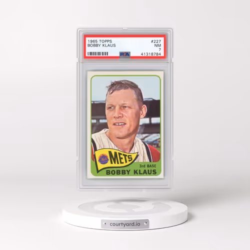 1965 Topps #227 Bobby Klaus (PSA 7 NM)