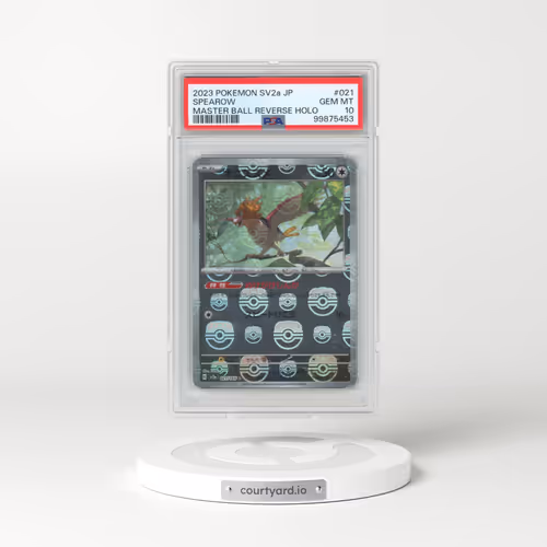 2023 Pokémon Sv2a-Pokemon 151 #021 Spearow - Reverse Holo Master Ball (PSA 10 GEM MINT)