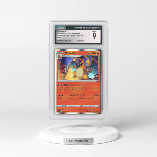 2020 Amazing Volt Tackle #012/100 Charizard - Holo (CGC 9 MINT)