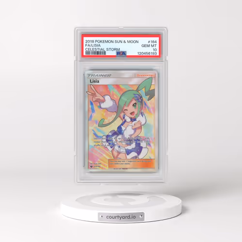 2018 Pokémon Sun & Moon Celestial Storm #164 Lisia - Full Art (PSA 10 GEM MINT)