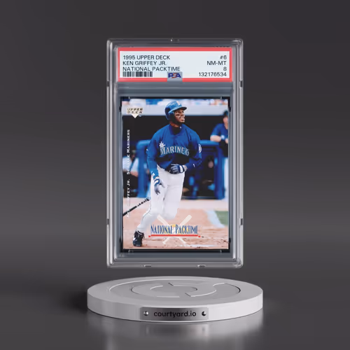 1995 National Packtime (UD, Topps, Fleer, Pinn. Etc.) #6 Ken Griffey Jr (PSA 8 NM-MT)