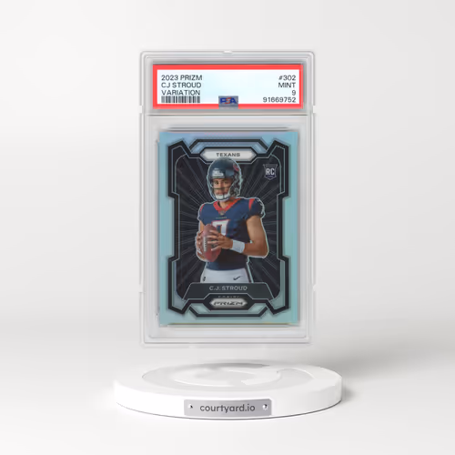 2023 Panini Prizm #302 CJ Stroud - Variation (PSA 9 MINT)
