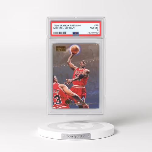 1996 Skybox Premium #16 Michael Jordan (PSA 8 NM-MT)