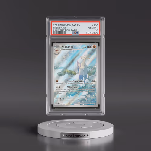 2023 Pokémon Par EN-Paradox Rift #200 Mienshao - Illustration Rare (PSA 10 GEM MINT)