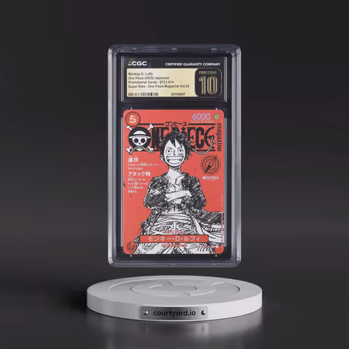2025 One Piece Japanese Promos #014 Monkey D. Luffy - One Piece Magazine Vol.20 (CGC 10 PRISTINE)