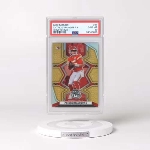 2022 Panini Mosaic #94 Patrick Mahomes II - Honeycomb (PSA 10 GEM MINT)