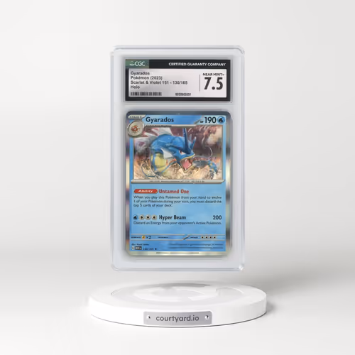 2023 Scarlet & Violet 151 - MEW EN #130/165 Gyarados - Holo (CGC 7.5 NM+)