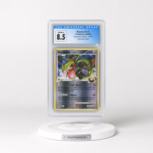 2009 Supreme Victors #8/147 Rayquaza C - Reverse Holo (CGC 8.5 NM-MT+)