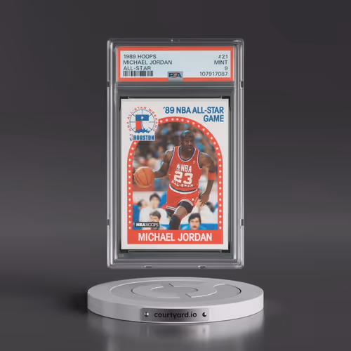 1989 Hoops #21 Michael Jordan - All-Star (PSA 9 MINT)