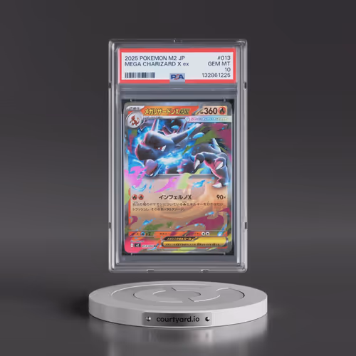 2025 Pokémon M2-Inferno X #013 Mega Charizard X EX - Holo (PSA 10 GEM MINT)