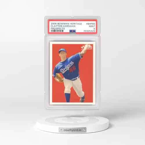 2006 Bowman Heritage Prospects #BHP85 Clayton Kershaw (PSA 9 MINT)