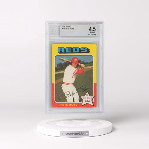 1975 Topps #320 Pete Rose (BGS 4.5 VG-EX+)