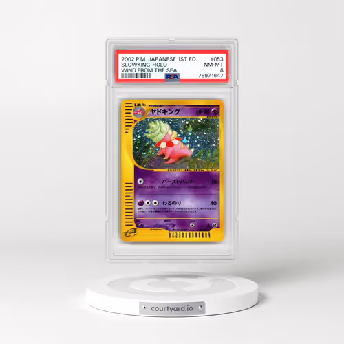 2002 Pokémon Wind From the Sea #053 Slowking - 1st Edition Holo (PSA 8 NM-MT)